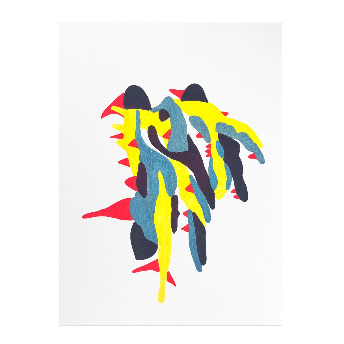 Birds - Sunny on paper